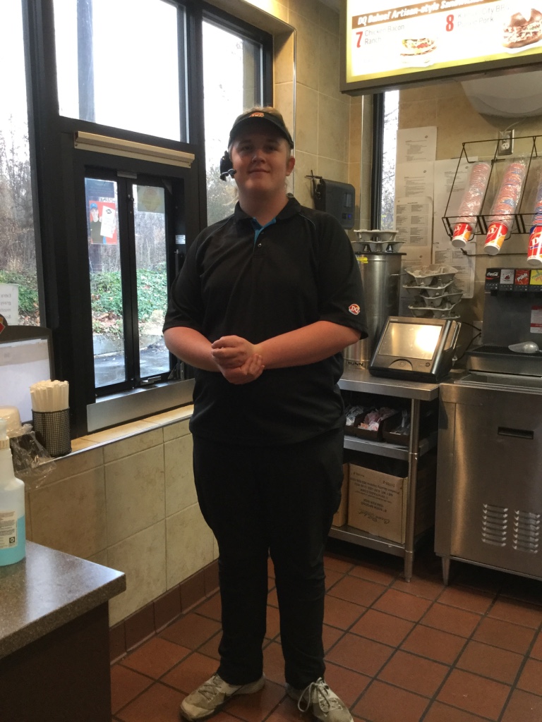 WBL student working at DQ